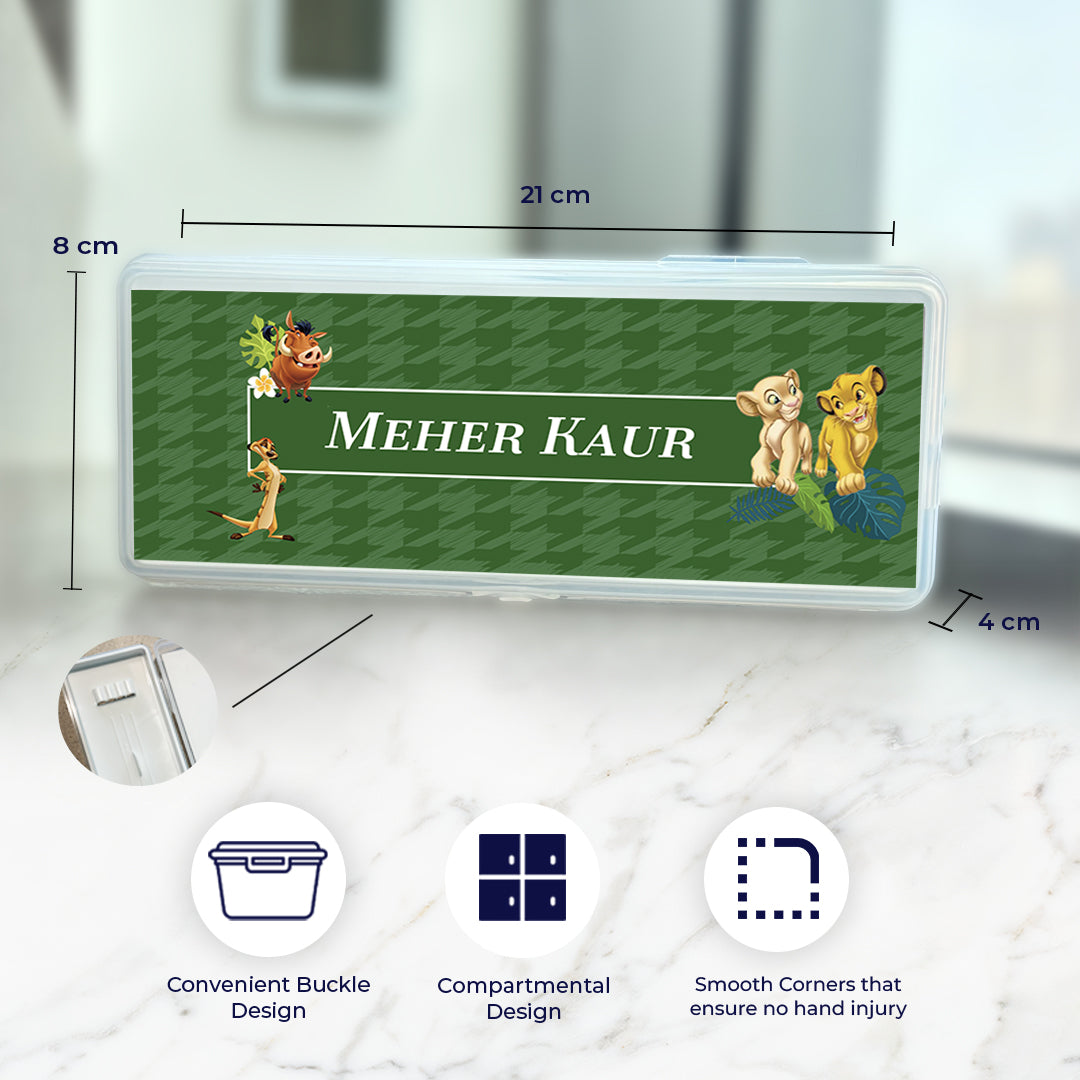 Baby Jungle King Kids Pencil Box
