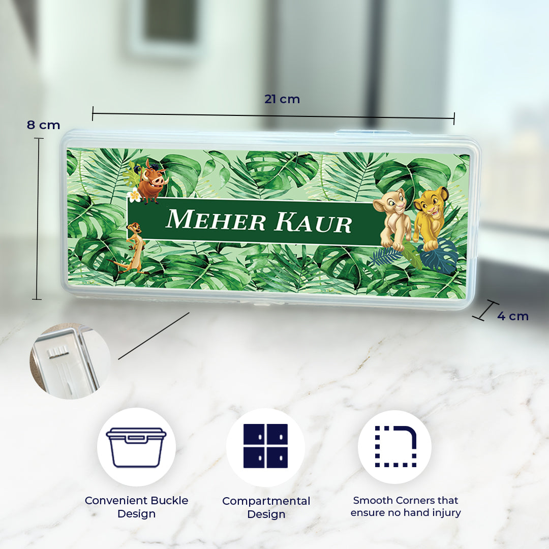 Baby Jungle King Kids Pencil Box