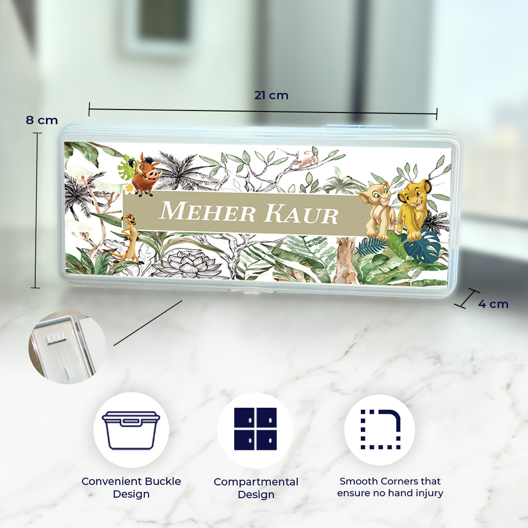 Baby Jungle King Kids Pencil Box
