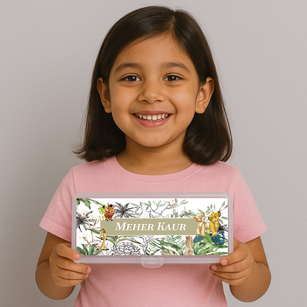 Baby Jungle King Kids Pencil Box