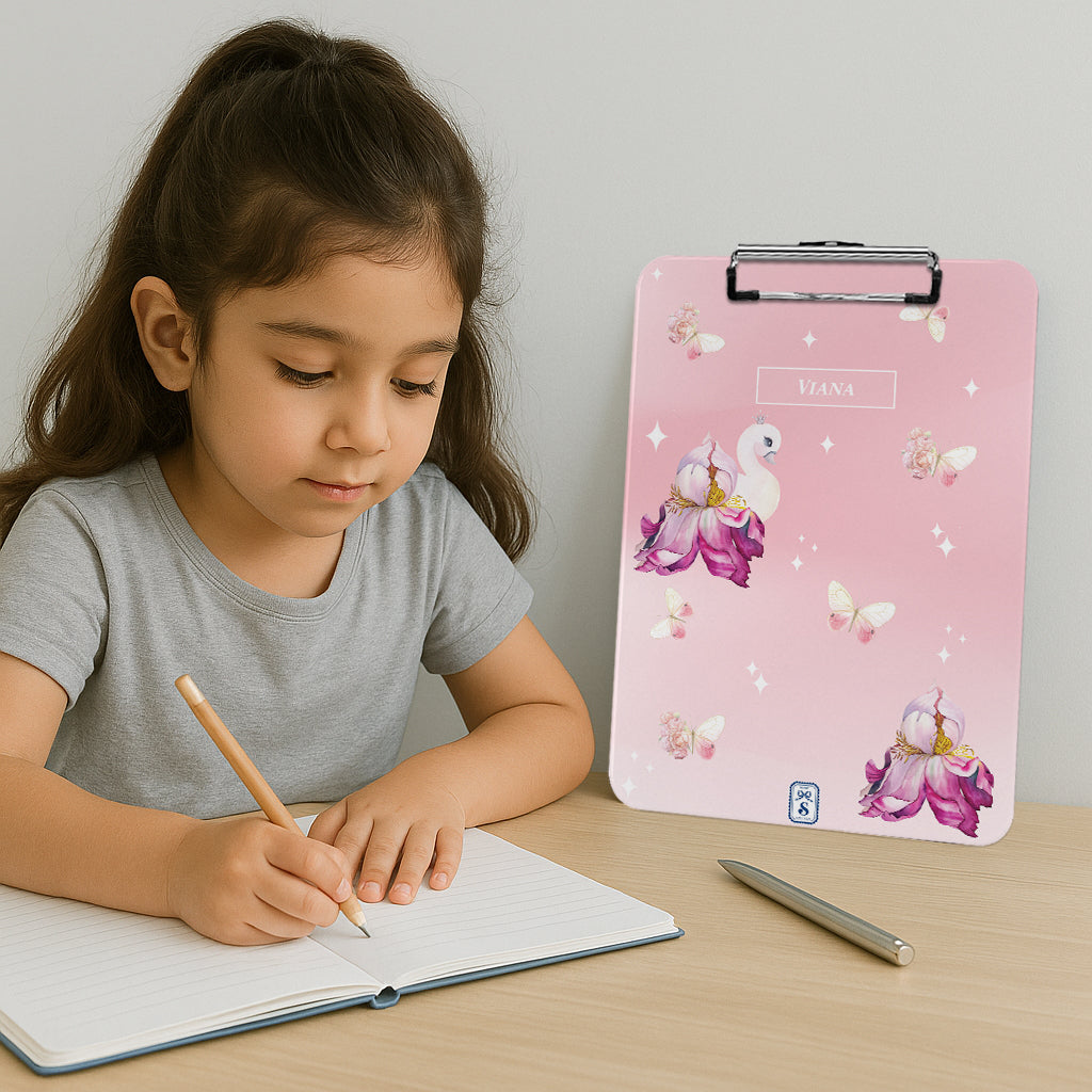 Butterfly Swan Blossom Clipboard