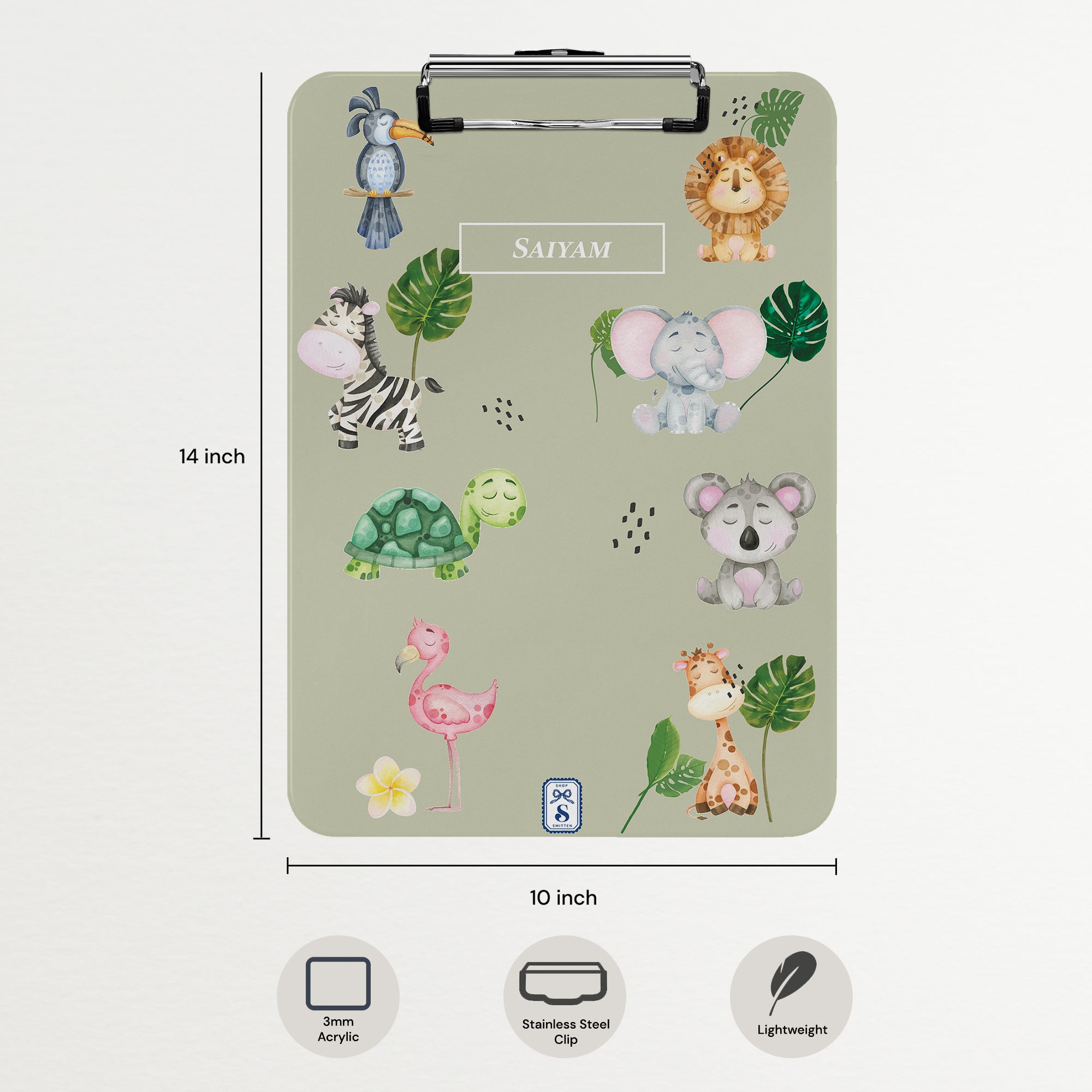 Jungle Friends Clipboard