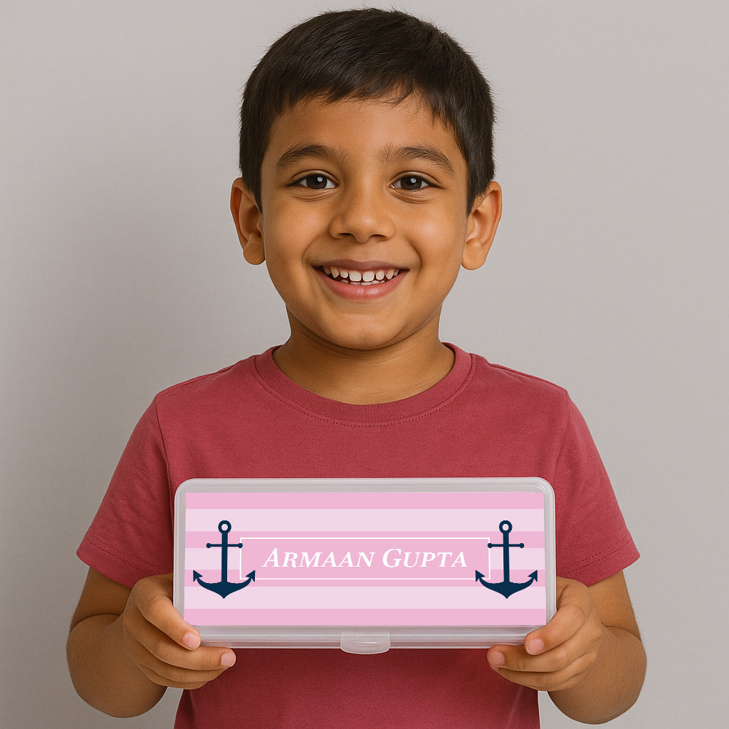 Nautical Anchor Kids Pencil Box