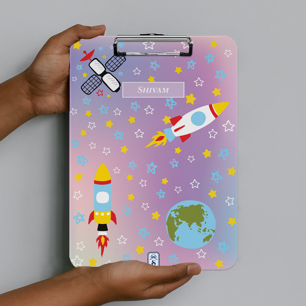 Space Satellites Clipboard