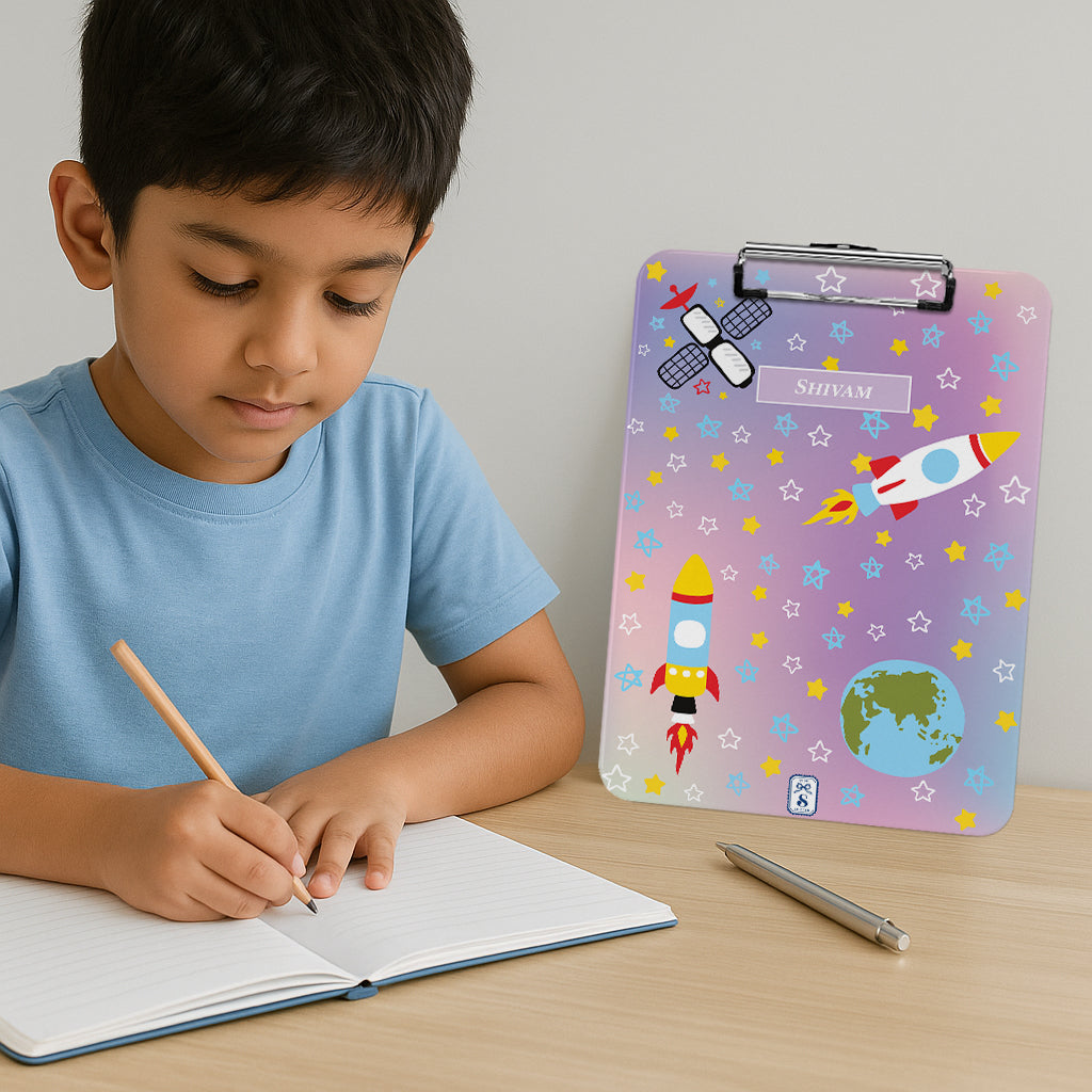 Space Satellites Clipboard