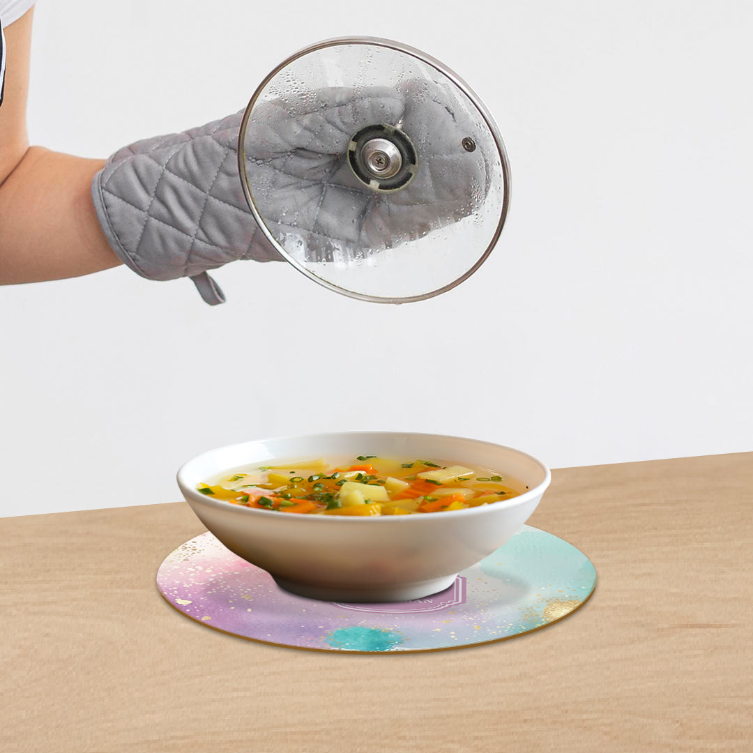 Gilded Strokes Trivet