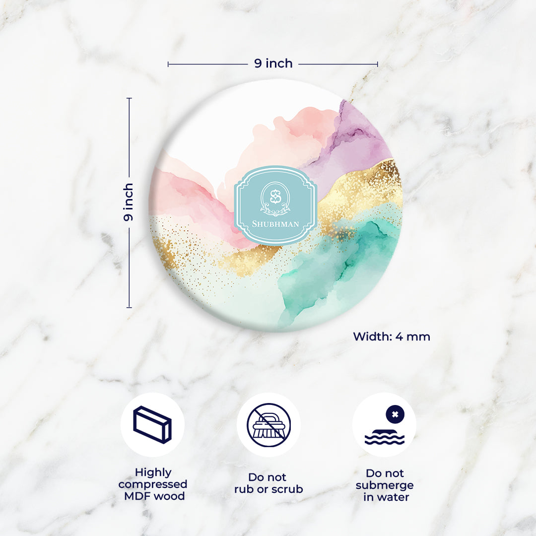 Gilded Strokes Trivet