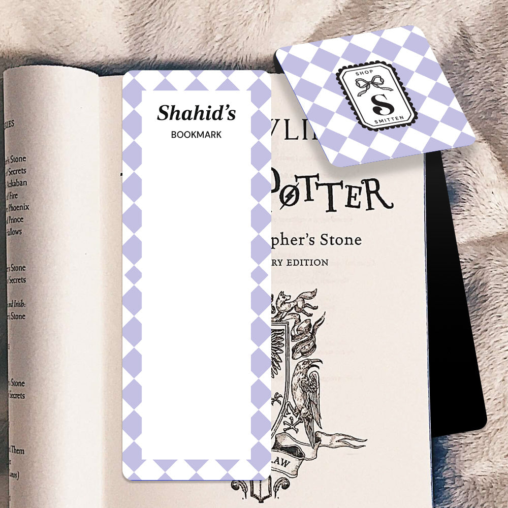 Checkered Bookmark