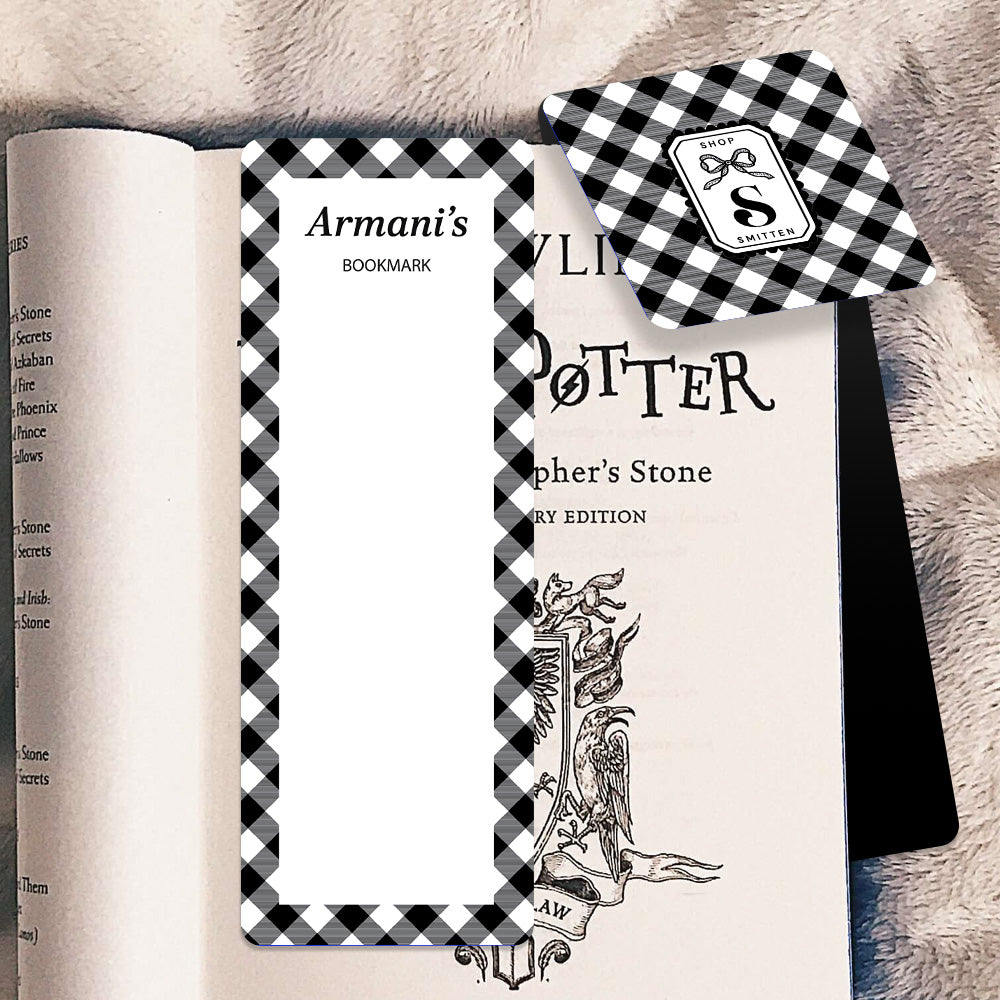 Gingham Bookmark