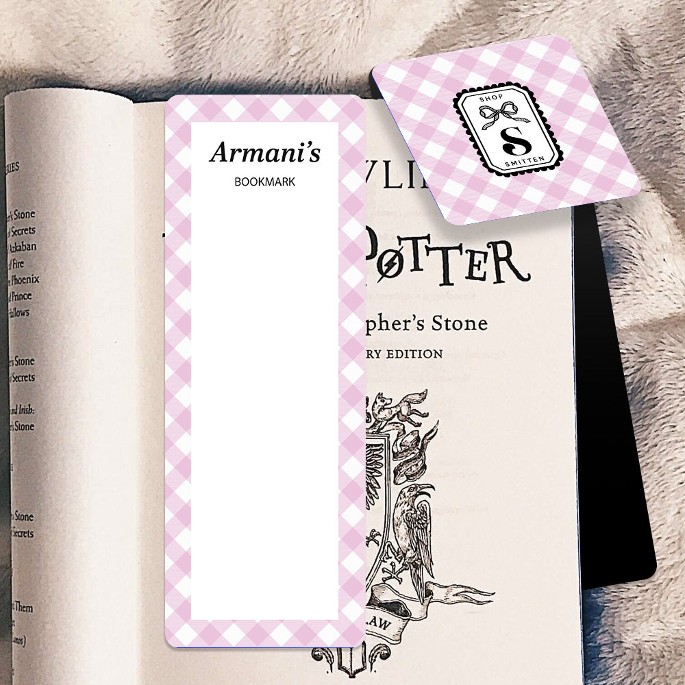 Gingham Bookmark