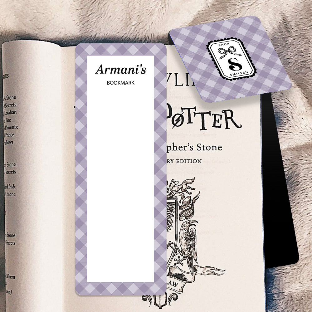 Gingham Bookmark