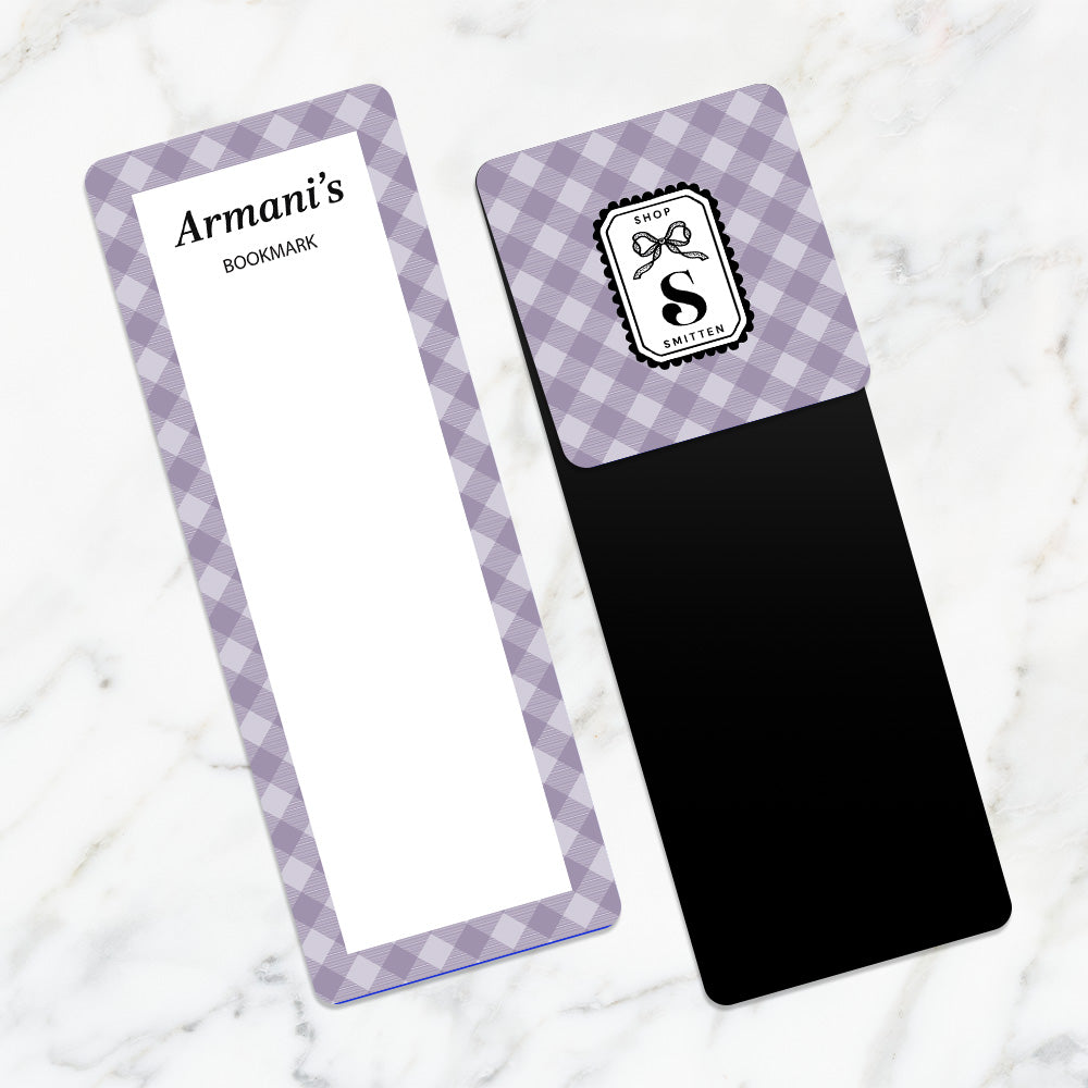 Gingham Bookmark