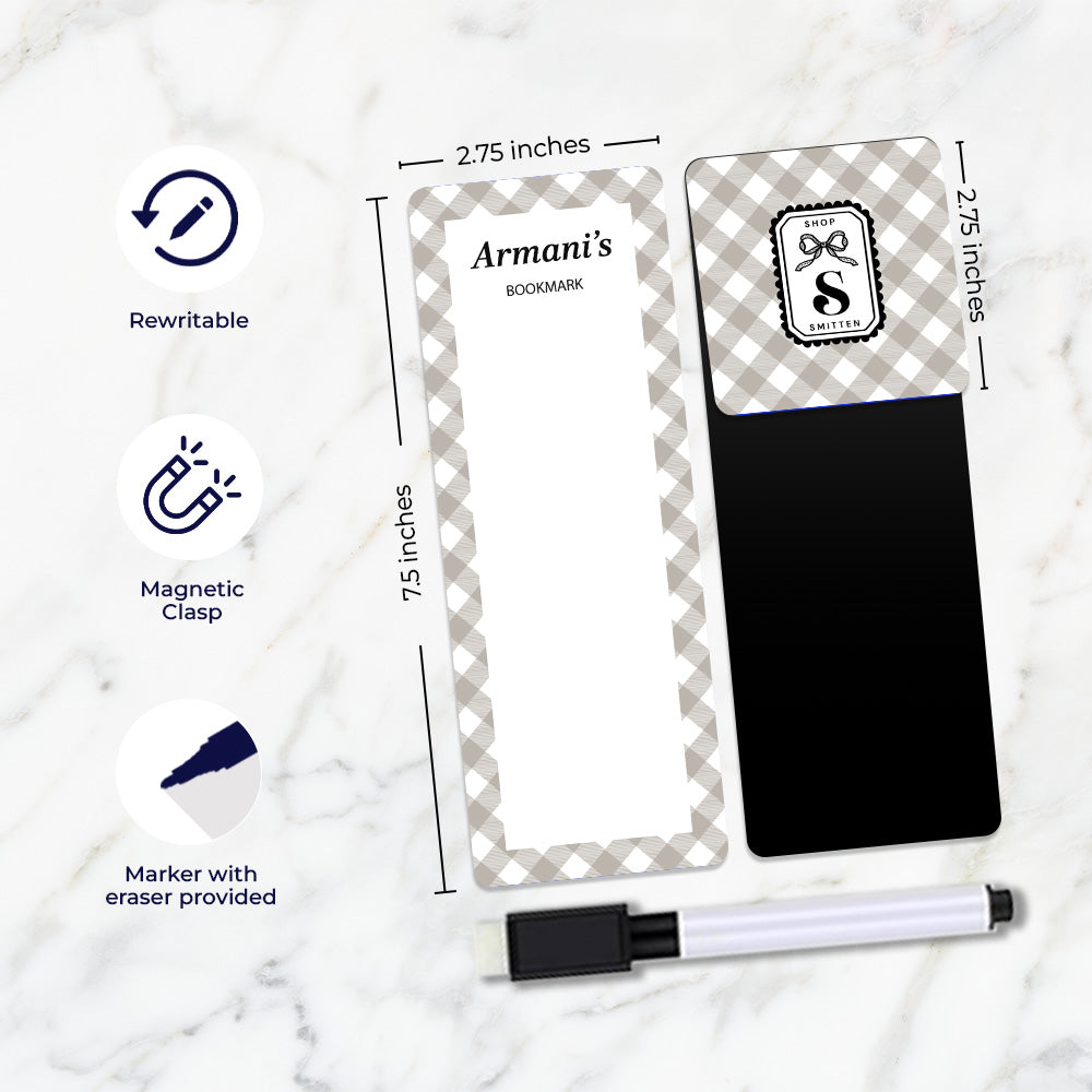 Gingham Bookmark