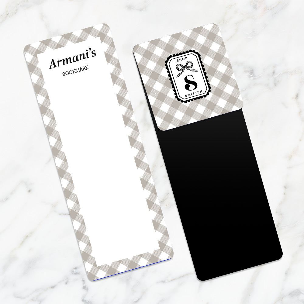 Gingham Bookmark