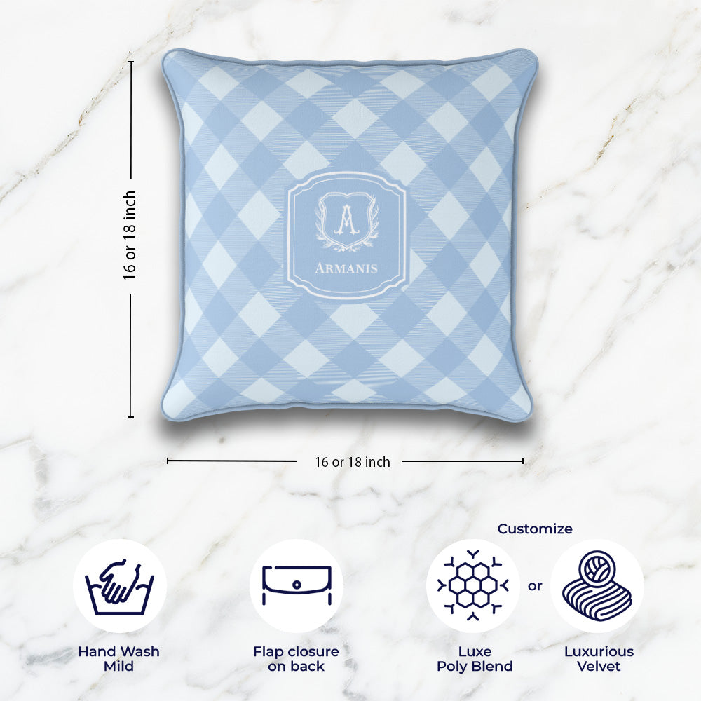 Gingham Cushion Cover