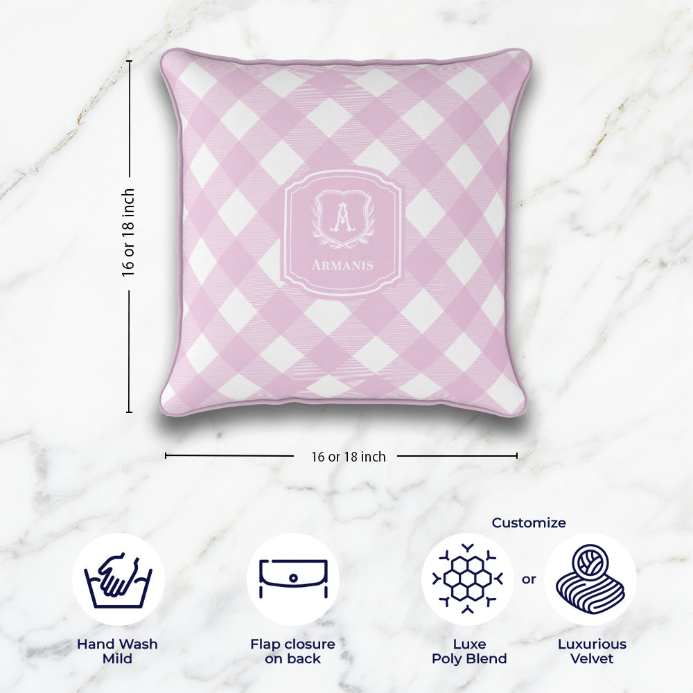 Gingham Cushion Cover
