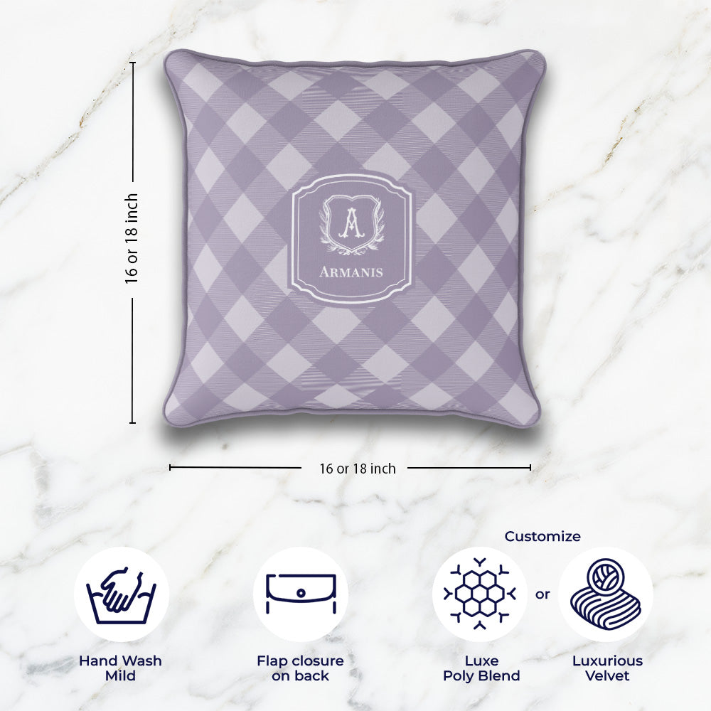 Gingham Cushion Cover