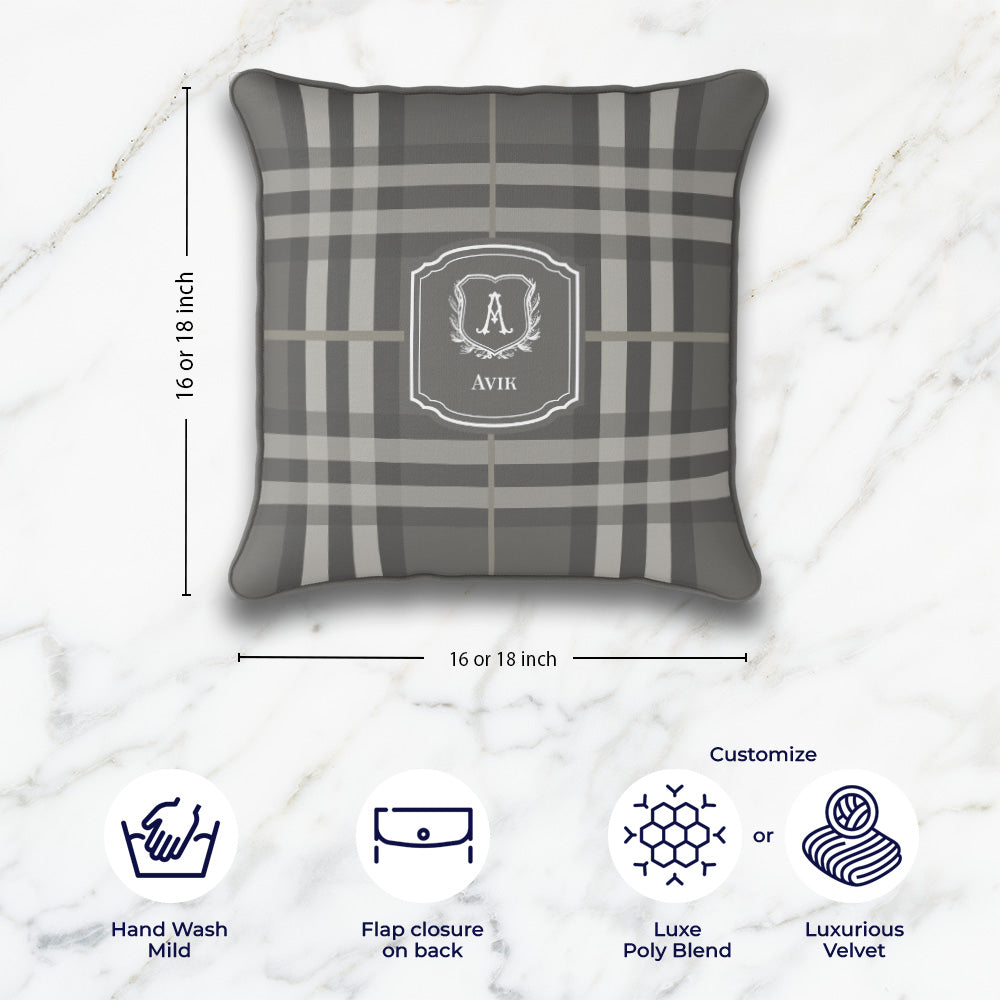 Plaid Cushion Cover