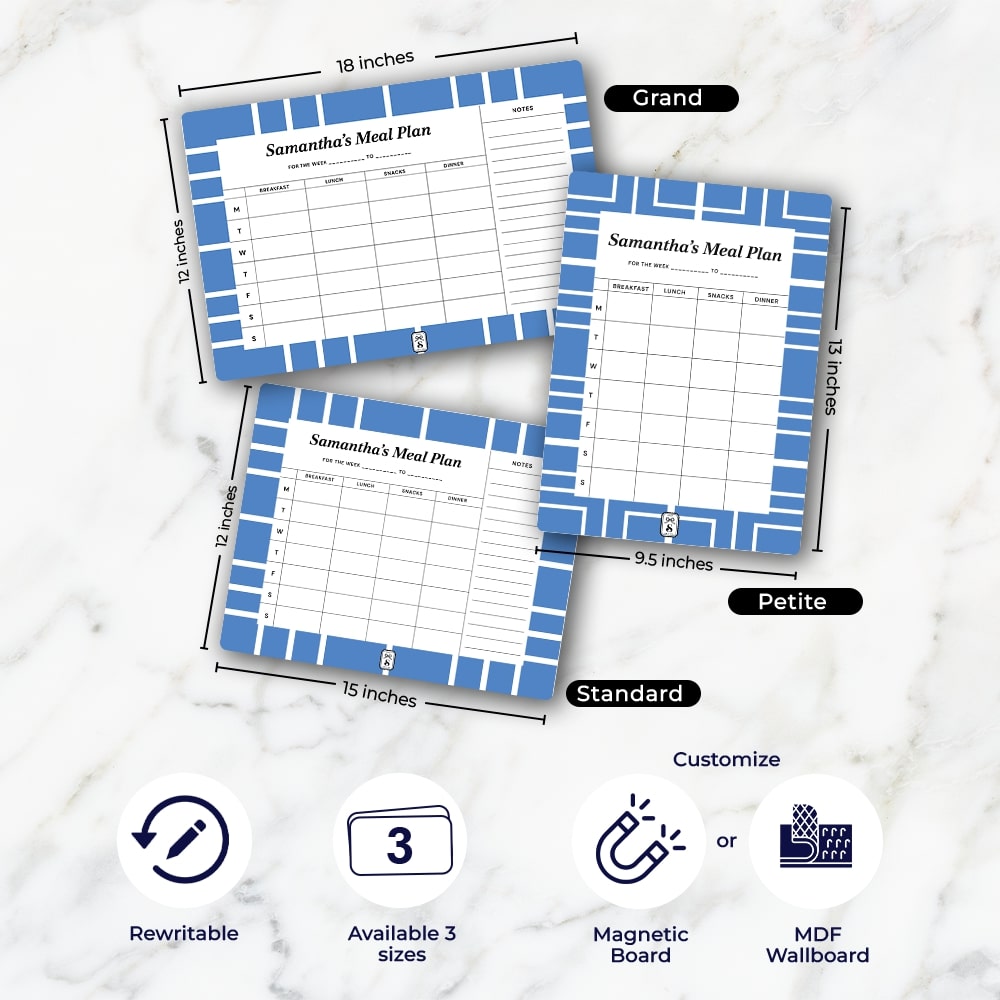 Nautical Grid Meal Planner