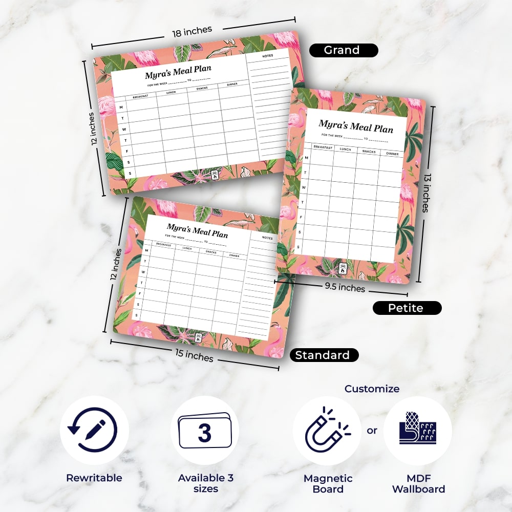 Flamingo Foliage Meal Planner