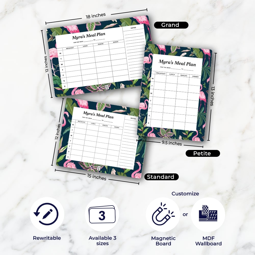 Flamingo Foliage Meal Planner