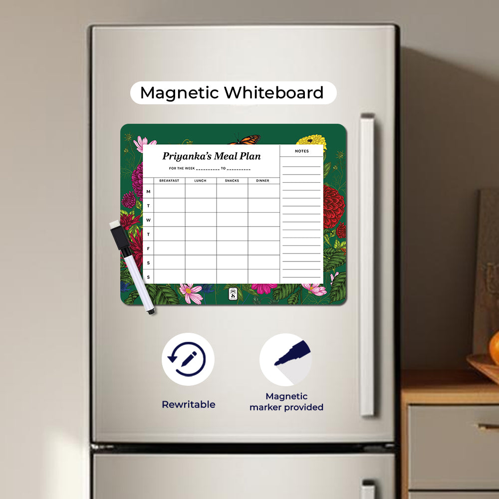 Floral Flutter Meal Planner