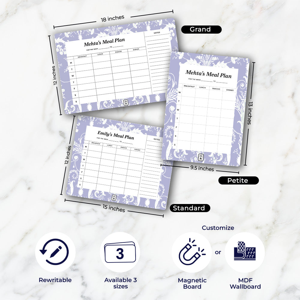 Ornateo Meal Planner