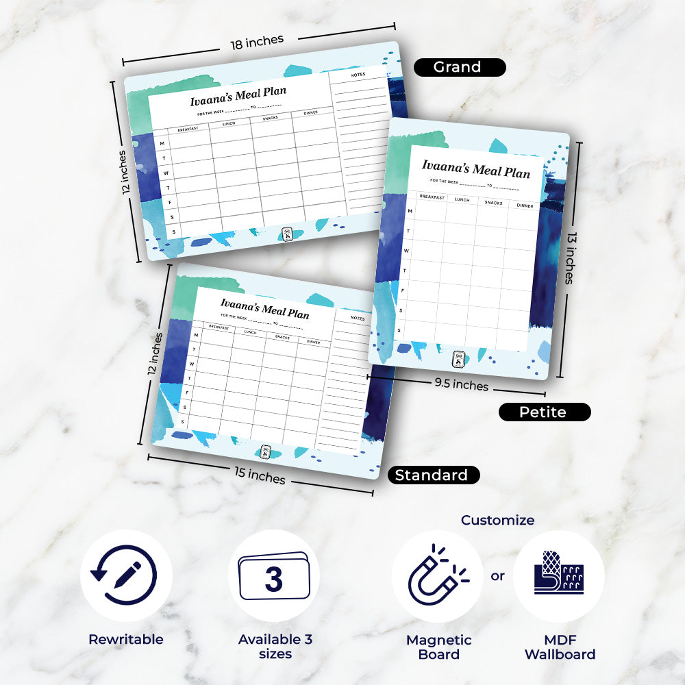 Whimsy Washes Meal Planner