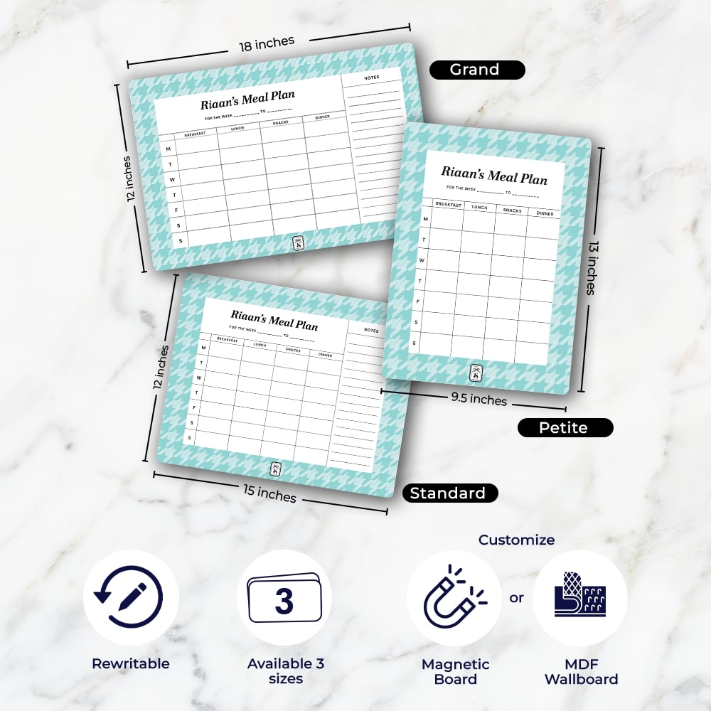 Houndstooth Meal Planner