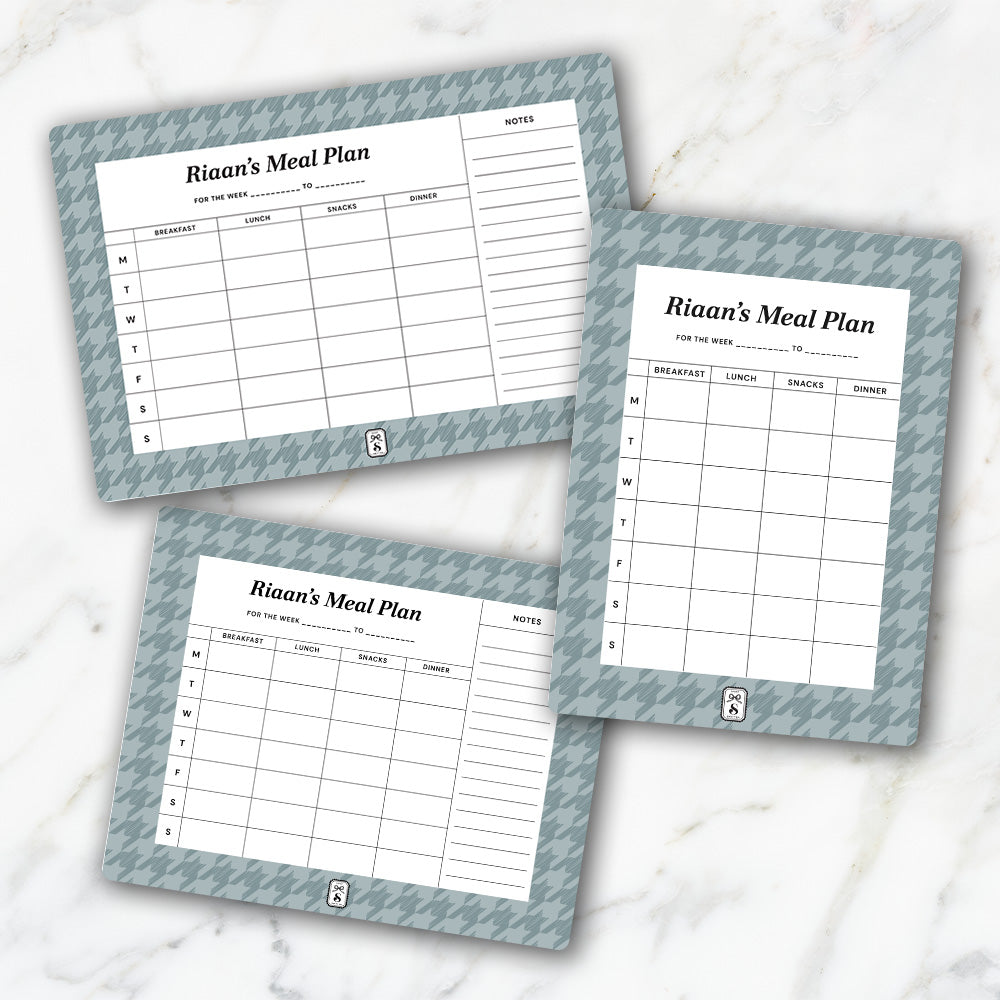 Houndstooth Meal Planner