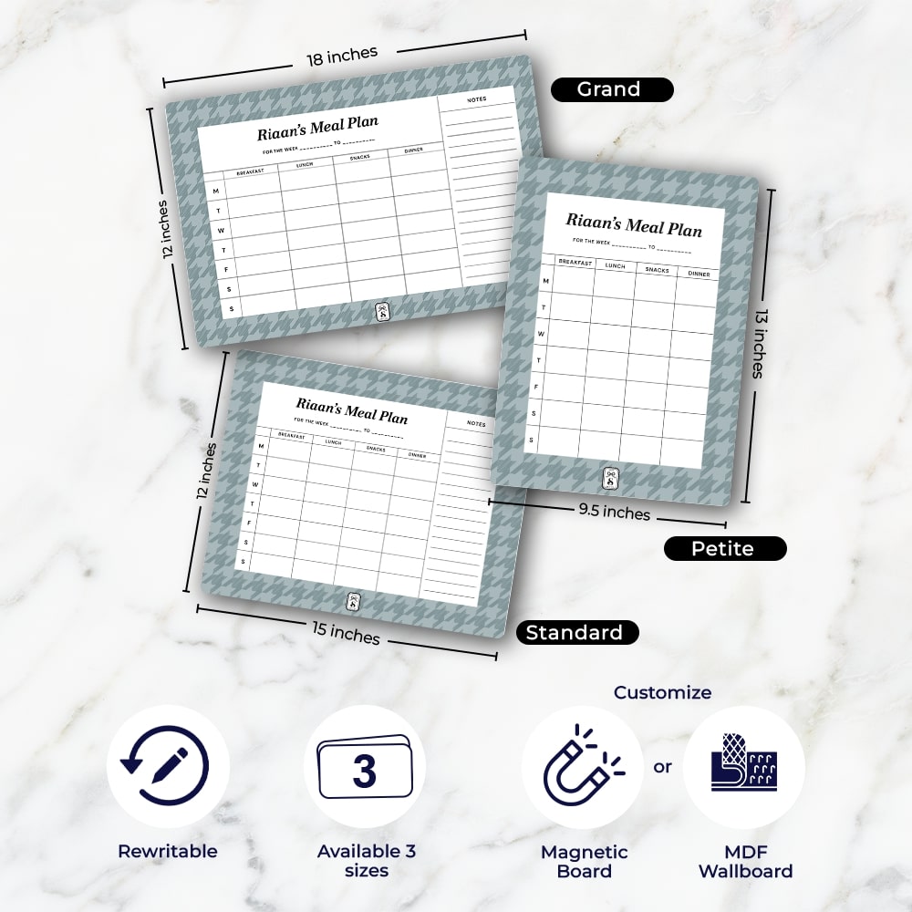 Houndstooth Meal Planner