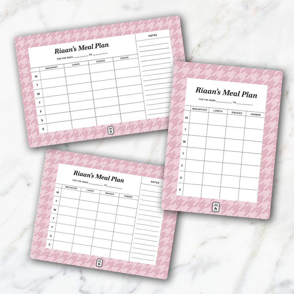 Houndstooth Meal Planner