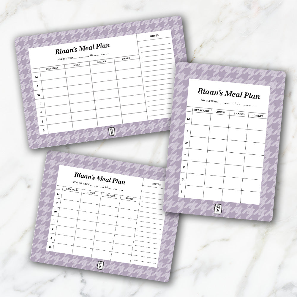 Houndstooth Meal Planner