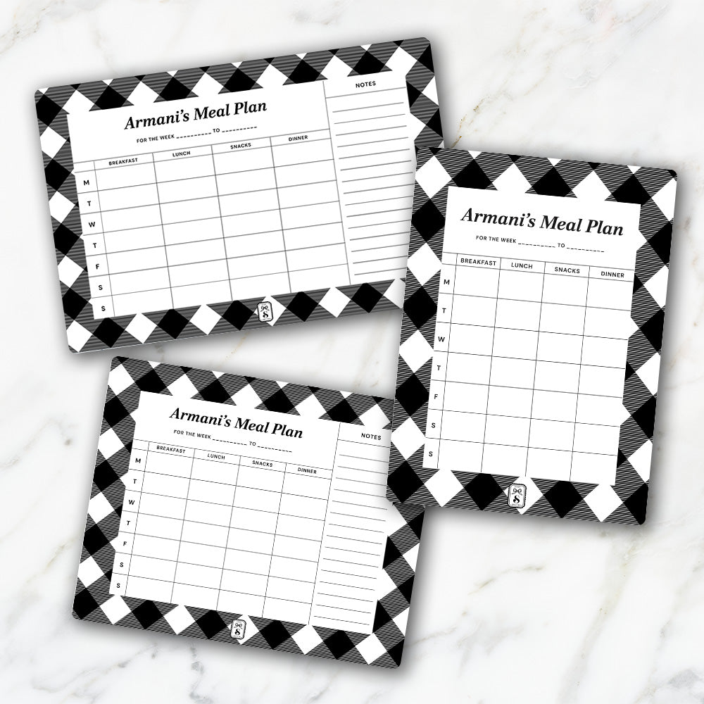 Gingham Meal Planner