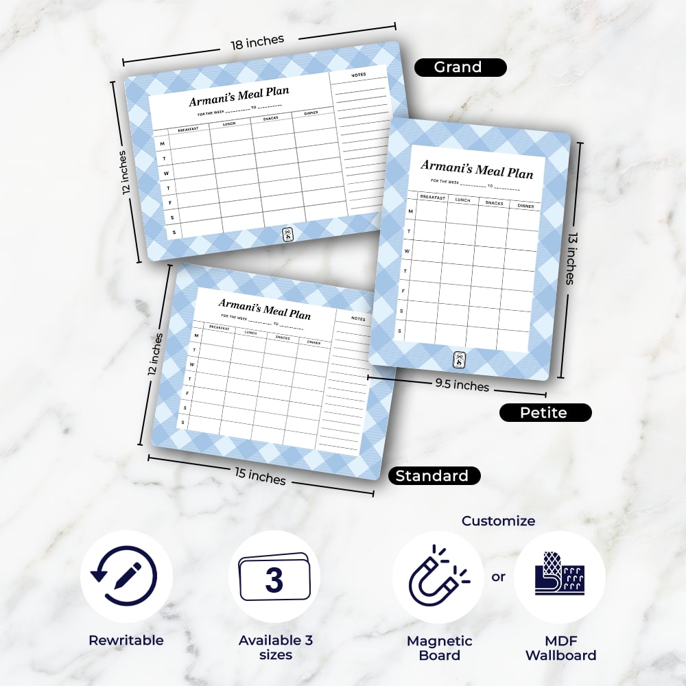Gingham Meal Planner