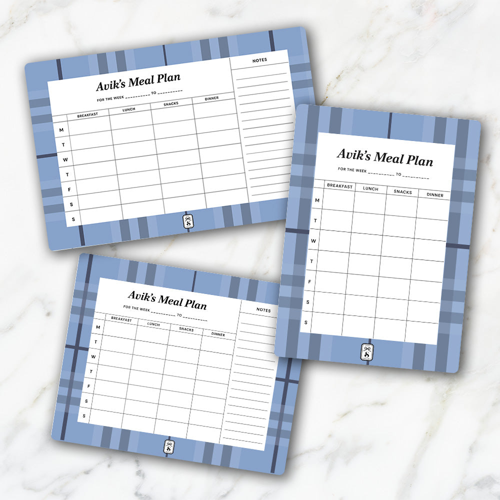 Plaid Meal Planner
