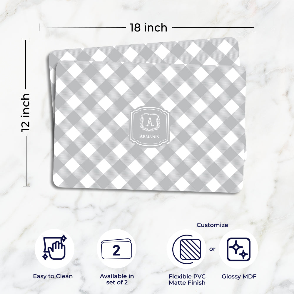 Gingham  Tableware Set