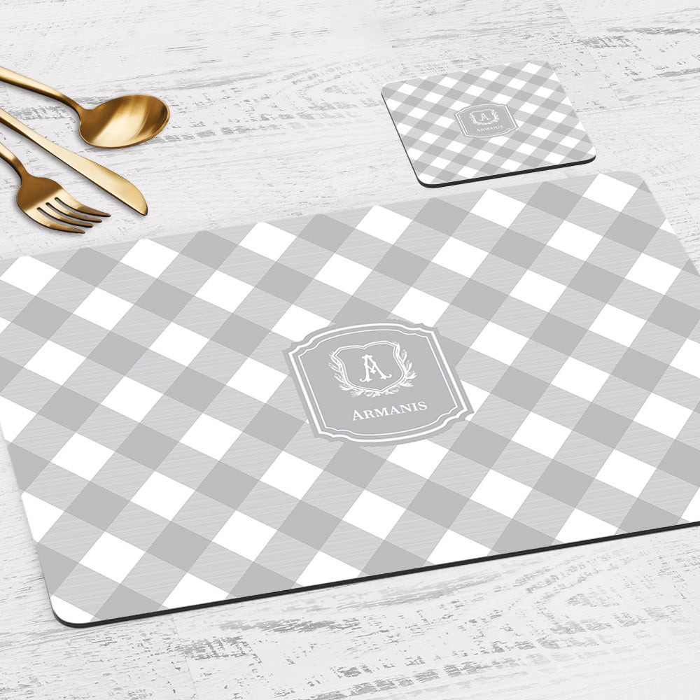 Gingham  Tableware Set