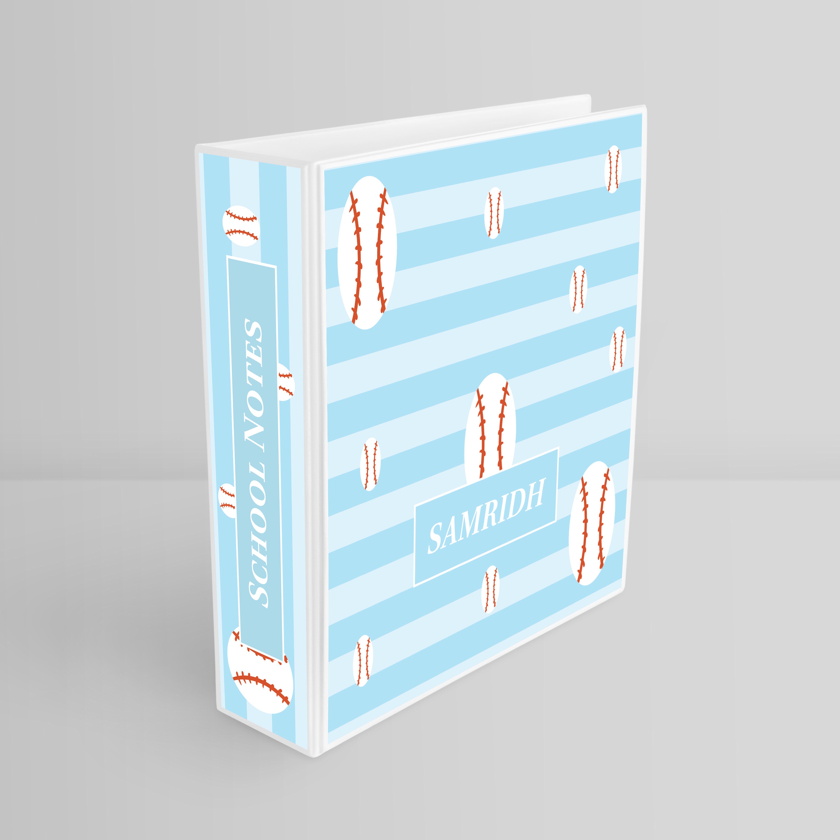 Base Ball Binder File (kids)