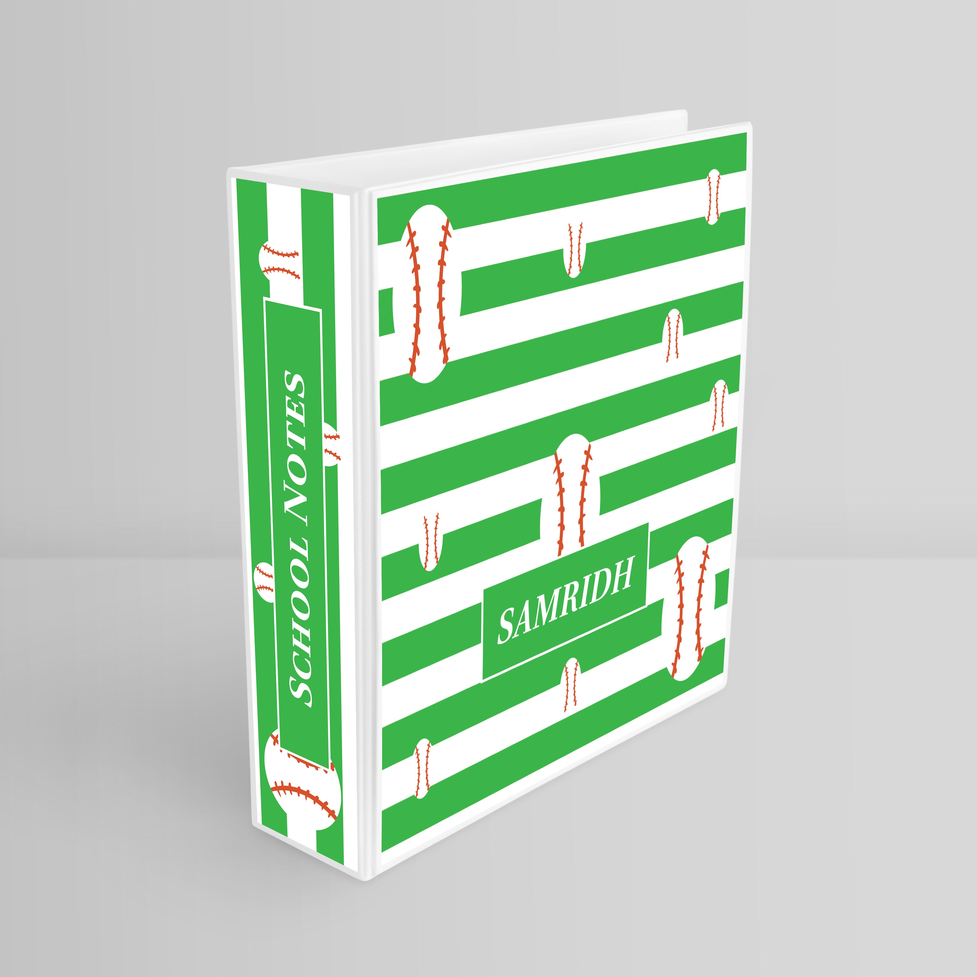 Base Ball Binder File (kids)