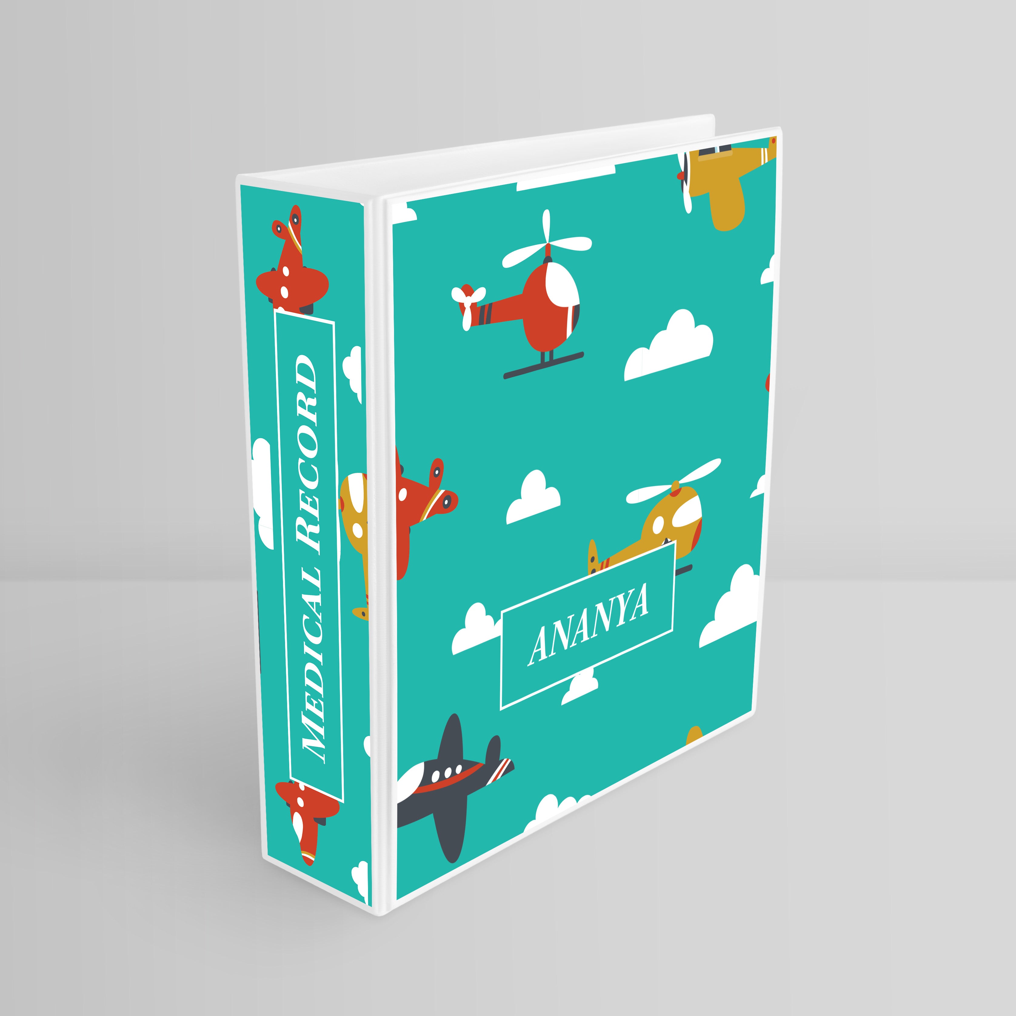 Airplane Skies Binder File (kids)