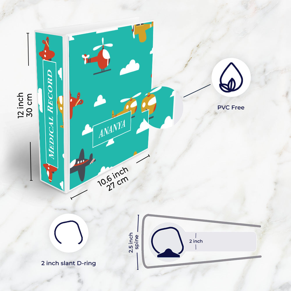 Airplane Skies Binder File (kids)