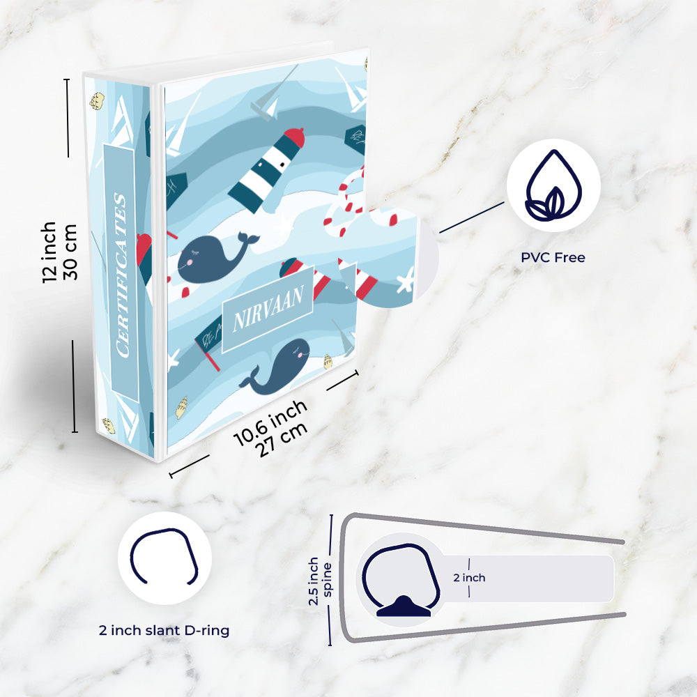 Nautical Dreams Binder File (kids)