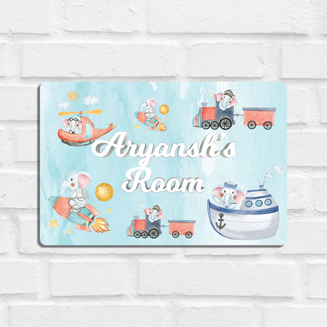 Captain Ellie Name Plate (Standard) (kids)