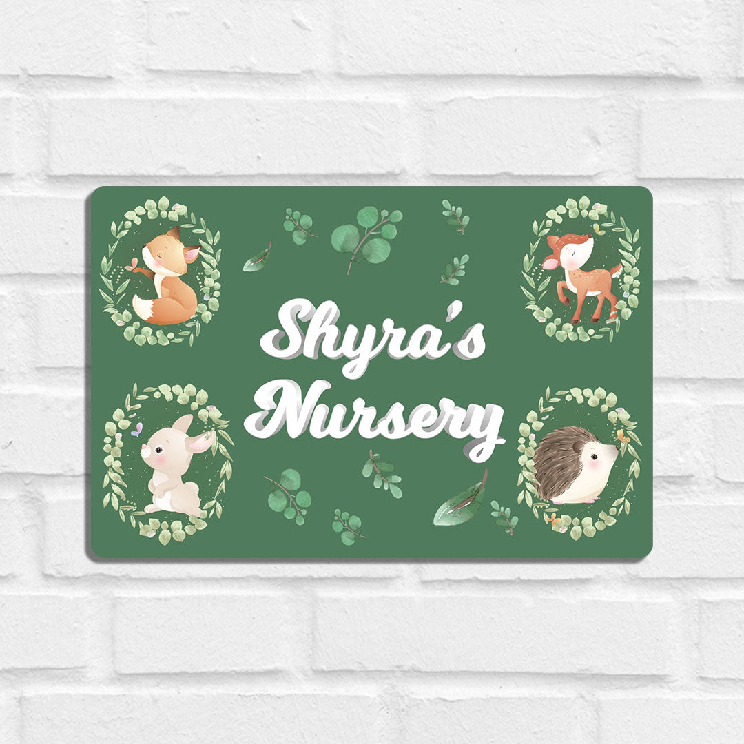 Woodland Wonders Name Plate (Standard) (kids)