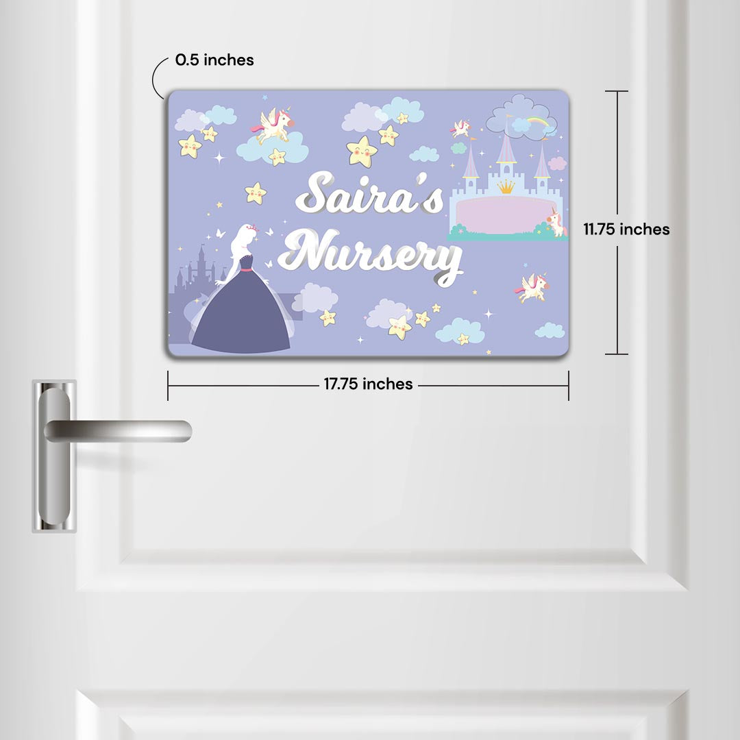 Princess Name Plate (Standard) (kids)