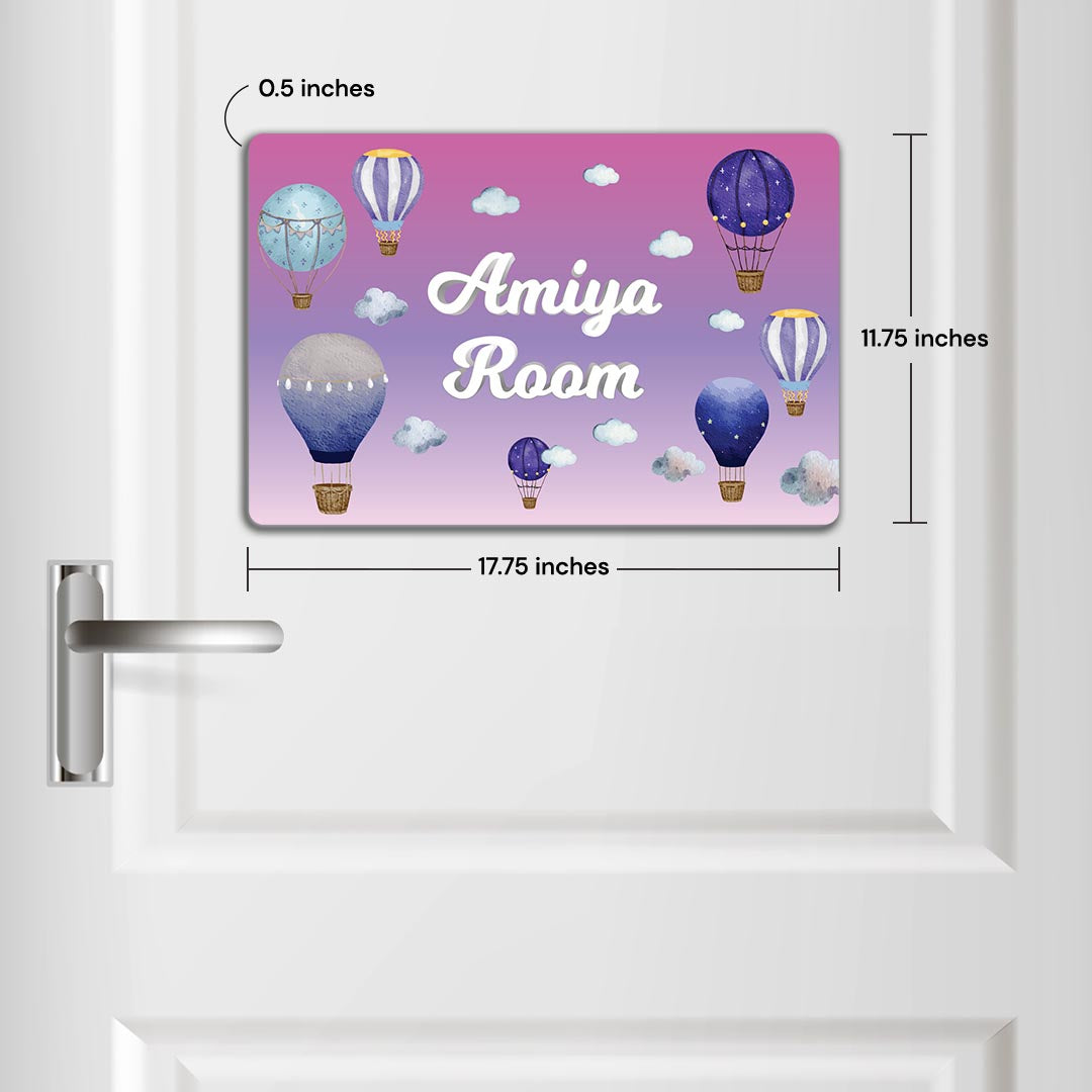 Night Flight Name Plate (Standard) (kids)