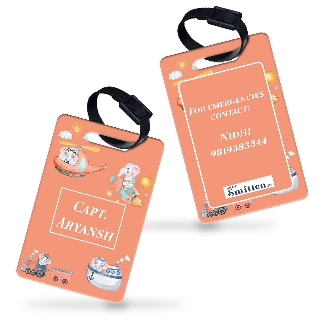 Captain Ellie Bag Tag (kids)