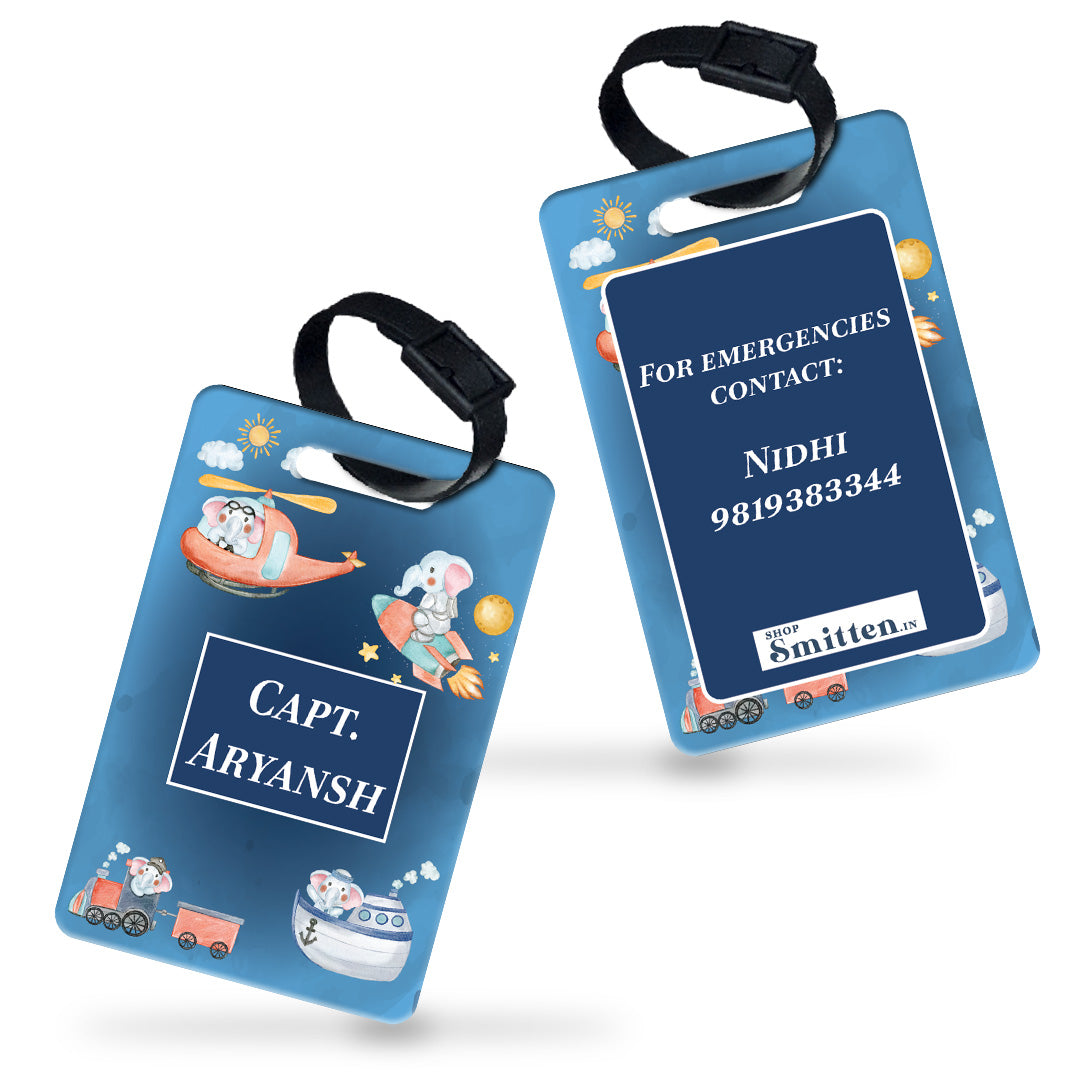 Captain Ellie Bag Tag (kids)