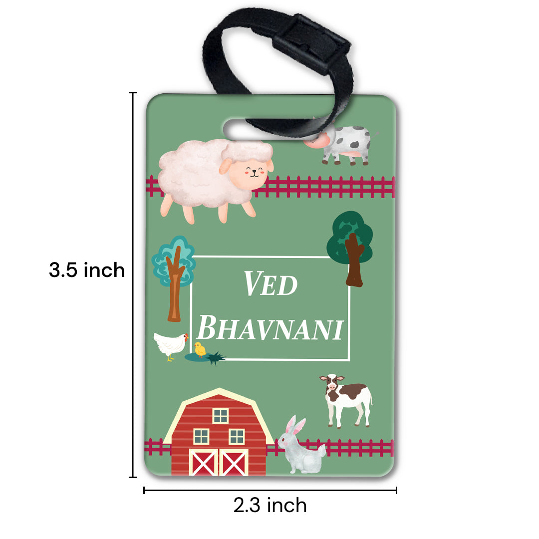 Farm Friends Bag Tag (kids)
